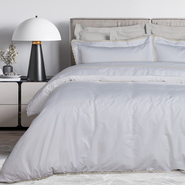 DAS HOME ΠΑΠΛΩΜΑΤΟΘΗΚΗ ΣΕΤ KING PRESTIGE 1708 WHITE