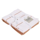 DAS HOME ΣΕΤ ΠΟΤΗΡΟΠΑΝΑ 2ΤΜΧ 30Χ50 0831 TERACOTTA, WHITE