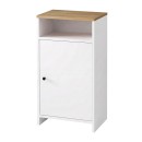 Παπουτσοθήκη - Ντουλάπι Talsa Megapap χρώμα λευκό - sapphire oak 50x35,3x86εκ.
