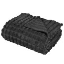 DAS HOME ΚΟΥΒΕΡΤΑ FLEECE 220Χ240 1390 DARK GREY