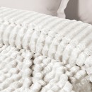 DAS HOME ΚΟΥΒΕΡΤΑ FLEECE 220Χ240 1386 WHITE