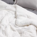 DAS HOME ΚΟΥΒΕΡΤΟΠΑΠΛΩΜΑ SHERPA ΥΠΕΡΔΙΠΛΟ 1364 WHITE
