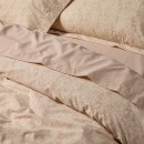 DAS HOME ΣΕΤ ΣΕΝΤΟΝΙΑ ΥΠΕΡΔΙΠΛΑ ΜΕ ΛΑΣΤΙΧΟ CASUAL 5441 IVORY, NUDE