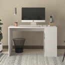 Γραφείο εργασίας Smyrna Megapap χρώμα λευκό 120x60x74,4εκ.