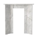 Κονσόλα Mara Megapap χρώμα λευκό εφέ μαρμάρου 90x29,6x91,8εκ.