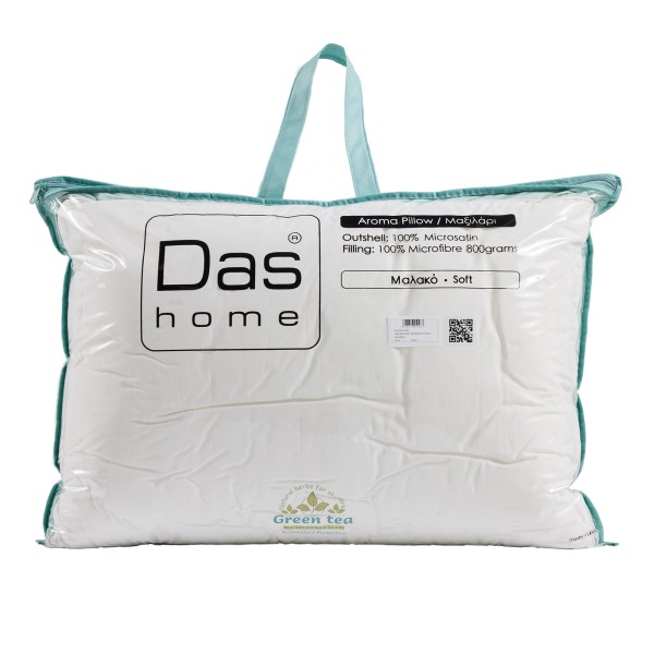 DAS HOME ΑΡΩΜΑΤΙΚΟ ΜΑΞΙΛΑΡΙ TEA-MINT 50Χ70 1426 WHITE