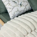 LINO Κουβερτοπάπλωμα Υπέρδιπλο 220x240 Γούνα Natt Off White