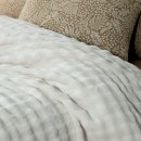 LINO Κουβέρτα Ημίδιπλη Διπλής Όψης 160x220 Kvall Off White