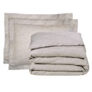 DAS HOME ΣΕΝΤΟΝΙΑ ΣΕΤ ΥΠΕΡΔΙΠΛΑ PRESTIGE 1719 ECRU, NUDE, OLIVE