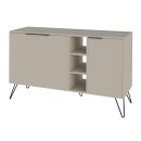Μπουφές Clara Megapap χρώμα sandstone 142x35,6x83εκ.