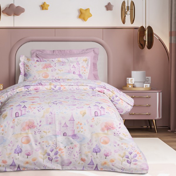DAS KIDS ΣΕΤ ΠΑΠΛΩΜΑΤΟΘΗΚΗ ΜΟΝΗ 4989 LILAC