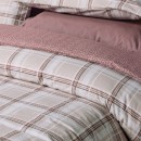 DAS HOME ΣΕΤ ΠΑΠΛΩΜΑΤΟΘΗΚΗ ΜΟΝΗ HAPPY FLANNEL 9701 TAUPE