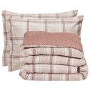 DAS HOME ΣΕΤ ΠΑΠΛΩΜΑΤΟΘΗΚΗ ΜΟΝΗ HAPPY FLANNEL 9701 TAUPE