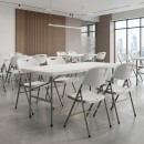 Καρέκλα catering - συνεδρίου Capri Megapap πτυσσόμενη χρώμα λευκό του πάγου 45x50x88εκ. | Σετ 4 τεμ