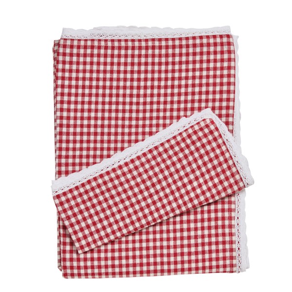 DAS HOME ΖΑΚΑΡ ΤΡΑΠΕΖΟΜΑΝΤΗΛΟ 140Χ180 0915 RED