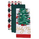 DAS HOME CHRISTMAS ΠΟΤΗΡΟΠΑΝΑ ΣΕΤ 3ΤΜΧ 45X65 0911 RED