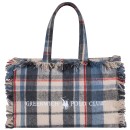 GREENWICH POLO CLUB ΡΙΧΤΑΡΙ 130X170 ΜΕ ΤΣΑΝΤΑ ΜΙΚΡΗ ESSENTIAL 2532 BLUE, ECRU
