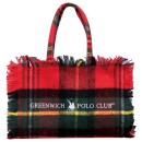 GREENWICH POLO CLUB ΡΙΧΤΑΡΙ 130X170 ΜΕ ΤΣΑΝΤΑ ΜΙΚΡΗ ESSENTIAL 2533 GREEN, RED