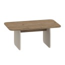 Τραπεζάκι σαλονιού Pietra Megapap χρώμα sepet oak - sandstone 100x60x41,8εκ.