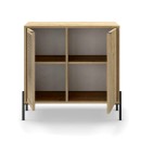 Μπουφές Naive Megapap χρώμα sapphire oak 80x40x80εκ.