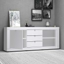 Μπουφές Ocean Megapap χρώμα λευκό 210x45x86εκ.
