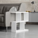 Τραπεζάκι βοηθητικό Homemania Megapap χρώμα λευκό 60x20x60εκ.