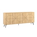 Μπουφές Dune Megapap χρώμα sapphire oak 184x35x77,4εκ.