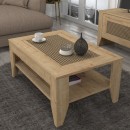 Τραπεζάκι σαλονιού Madura Megapap χρώμα sapphire oak 90x60x40εκ.