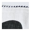 ΜΑΞΙΛΑΡΙ Matty 2/ass ΣΧΕΔΙΟ ΑΣΠΡΟΜΑΥΡΟ Cotton 100% L45 W45 H1 D0cm | Συσκευασία 2 τμχ