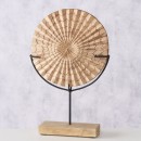 ΔΙΣΚΟΣ ΞΥΛΟ Mango ΔΙΑΚΟΣΜΗΤ ΣΕ ΒΑΣΗ Aybra 31x9x48cm