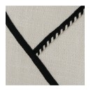 ΜΑΞΙΛΑΡΙ 2/ASS ΜΕ ΣΧΗΜΑΤΑ ΛΕΥΚΟ ΜΑΥΡΟ 45x45x3cm Styson Cotton 100%