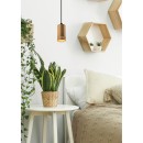 ΦΩΤΙΣΤΙΚΟ ΜΟΝΟΦΩΤΟ D10cm 25W GU10 ΟΨΗ ΞΥΛΟΥ ΔΙΑΤΡΗΤΟ ΜΕΤΑΛΛΟ