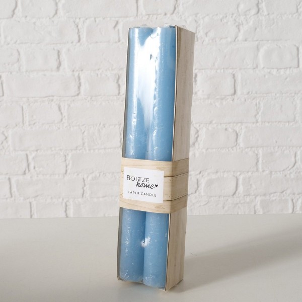 ΚΕΡΙ ΜΠΛΕ ΣΠΑΡΜΑΤΣΕΤΟ Melia 4τμχ συσκευασία H20cm D2,2cm ΠΑΡΑΦΙΝΗ