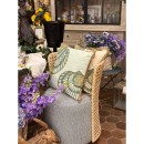 ΚΑΡΕΚΛΑ Ryan ΠΛΑΤΗ ΡΑΤΤΑΝ ΠΛΕΞΗ Webbing ΚΑΘΙΣΜΑ ΜΑΞΙΛΑΡΙ ΑΝ.ΓΚΡΙ Copacabana 58x58x80cm