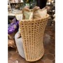 ΚΑΡΕΚΛΑ Ryan ΠΛΑΤΗ ΡΑΤΤΑΝ ΠΛΕΞΗ Webbing ΚΑΘΙΣΜΑ ΜΑΞΙΛΑΡΙ ΑΝ.ΓΚΡΙ Copacabana 58x58x80cm