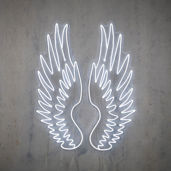 ΦΤΕΡΑ ΜΕ ΦΩΤΙΣΜΟ Neon ΚΛΑΣΣΙΚΟ ΛΕΥΚΟ 2064led IP20 adapter included - L95 W188cm
