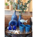 ΒΑΖΟ ΜΠΛΕ Elikia D16 H37cm ΚΕΡΑΜΙΚΟ