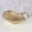 ΜΠΟΛ ΔΙΑΚΟΣΜ ΣΧΗΜΑ ΦΥΛΛΟ Ginkgo 30x29x7cm ΧΡΥΣΟ ΑΛΟΥΜΙΝΙΟ