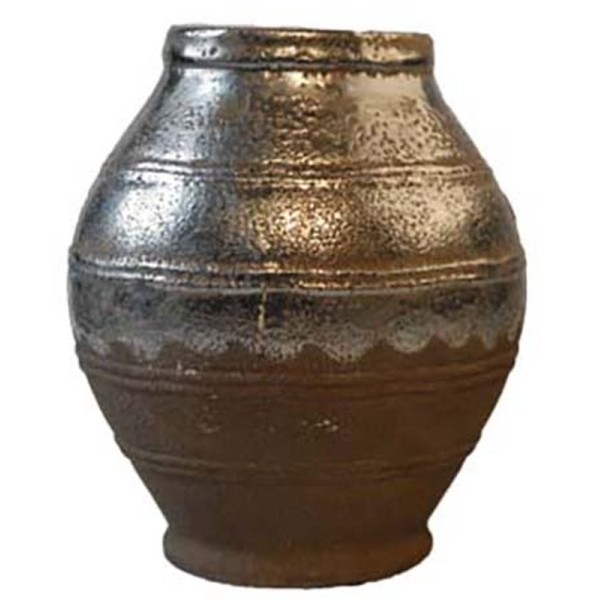 ΒΑΖΟ ΑΣΗΜΙ ΜΕΓΑΛΟ D:27.5X30 CM ΠΕΤΡΙΝΟ