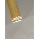 ΦΩΤΙΣΤΙΚΟ ΜΟΝΟΦΩΤΟ D25cm 25W GU10 ΟΨΗ ΞΥΛΟΥ ΔΙΑΤΡΗΤΟ ΜΕΤΑΛΛΙΚΟ