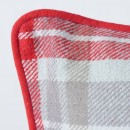 ΜΑΞΙΛΑΡΙ 2/ass 20Χ30Χ15cm ΚΑΡΟ ΓΚΡΙ ΚΟΚΚΙΝΟ Karolina Cotton 100% | Συσκευασία 2 τμχ