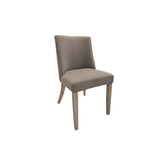 ΚΑΡΕΚΛΑ 49Χ60Χ88 CM PRESTON ME ΠΟΔΙΑ WHITE BRUSHED , ICE BLUE ΥΦΑΣΜΑ