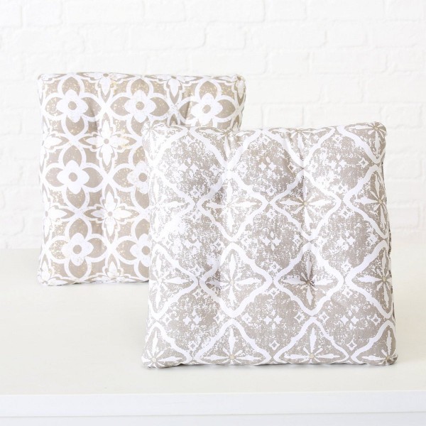 ΜΑΞΙΛΑΡΙ ΚΑΡΕΚΛΑΣ 2/ass 45x45cm Maroco  ΠΛΥΣΙΜΟ ΣΤΟ ΧΕΡΙ, 100% cotton | Συσκευασία 2 τμχ