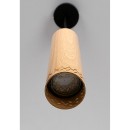 ΦΩΤΙΣΤΙΚΟ ΜΟΝΟΦΩΤΟ D25cm 25W GU10 ΟΨΗ ΞΥΛΟΥ ΔΙΑΤΡΗΤΟ ΜΕΤΑΛΛΙΚΟ