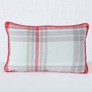 ΜΑΞΙΛΑΡΙ 2/ass 20Χ30Χ15cm ΚΑΡΟ ΓΚΡΙ ΚΟΚΚΙΝΟ Karolina Cotton 100% | Συσκευασία 2 τμχ