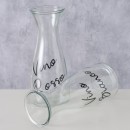 ΚΑΡΑΦΑ 2/ass Cucina 1.000ml ΓΥΑΛΙ ΔΙΑΦΑΝEΣ ΜΕ ΜΗΝΥΜΑ D10 H26cm | Συσκευασία 2 τμχ