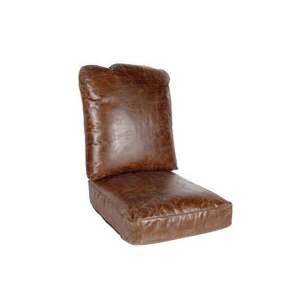 ΜΑΞΙΛΑΡΙ SET/2 ΔΕΡΜΑΤ ΠΛΑΤΗΣ & ΘΕΣΗΣ BR.VINTAGE 73X60X12 cm 70Χ62Χ13 cm