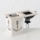 ΦΑΝΑΡΙ Acora 2/ass H24 W12cm ΦΥΣΙΚΟ/ΜΑΥΡΟ MDF | Συσκευασία 2 τμχ