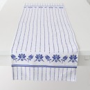 ΤΡΑΒΕΡΣΑ Megan, 2/Ass, ΛΕΥΚΟ/ΜΠΛΕ L140cm, Floral cotton 