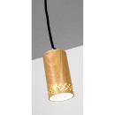 ΦΩΤΙΣΤΙΚΟ Tubo ΜΟΝΟΦΩΤΟ D10cm 25W GU10 ΦΥΣΙΚΟ ΞΥΛΟ ΔΙΑΤΡΗΤΟ